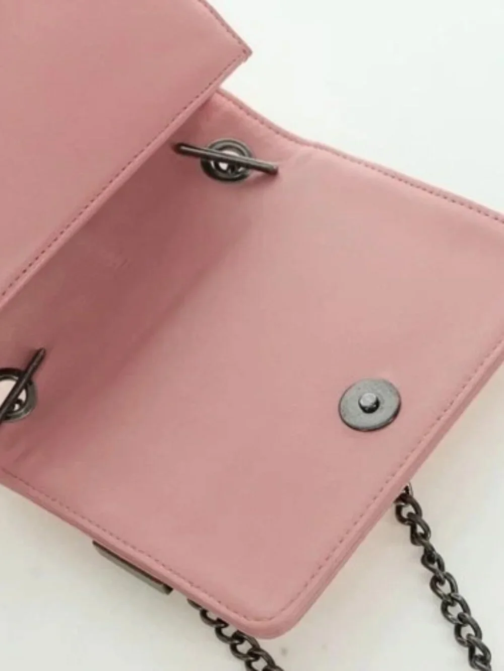 CHANEL Matelasse Lego Boy Chain Shoulder Bag Lamb Skin Pink CC Auth 172559SAM